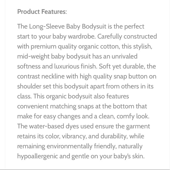 BRAND NEW Long Sleeve Bodysuit -Bee Pattern - Picture 3 of 6